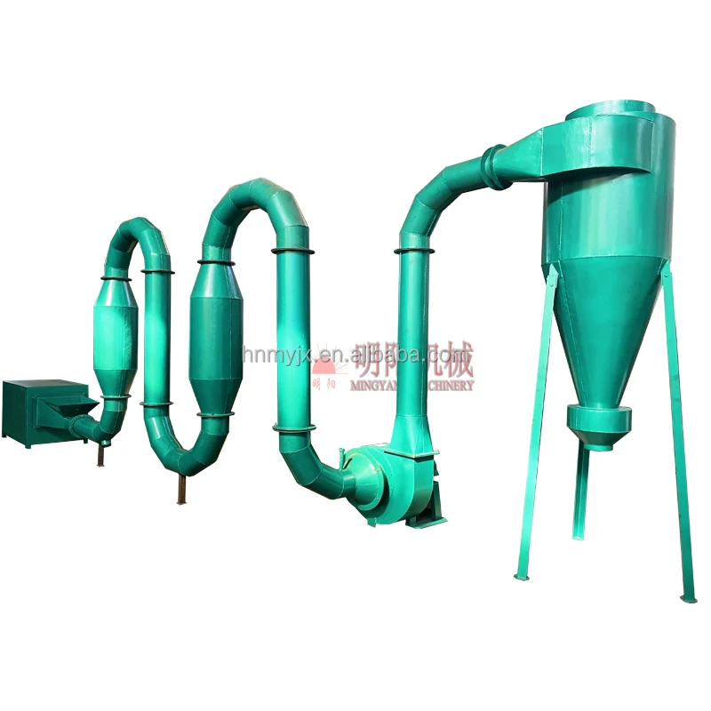 Ce Approved Wet Alfalfa Hot Airflow Dryer Wood Sawdust Drying Machine Biomass Dryer