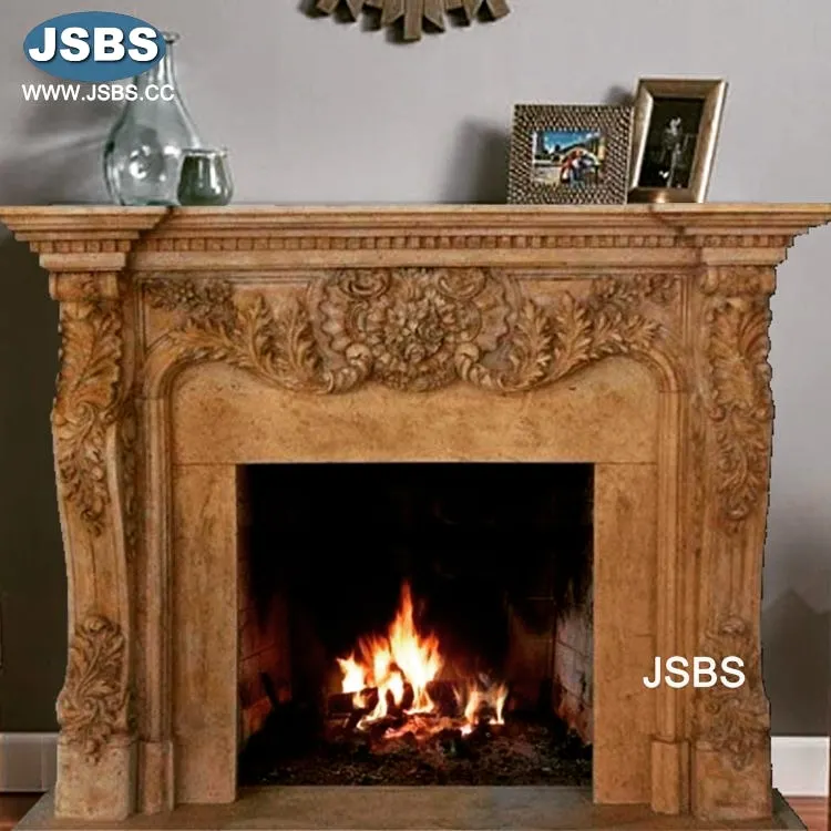 Marble Fireplace with Lion face JS-FP011- more photos for choosing!