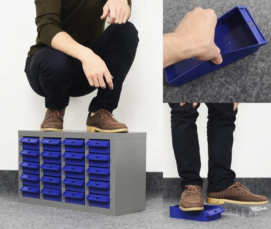 Plastic Drawer Parts Cabinet 75 Drawer Storage Electronic Component Drawers Storage Cabinet