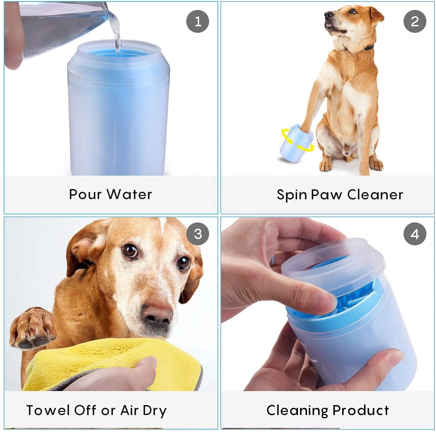 
2021 Amazon Hot sales wholesales manufacture factory dog paw washing and cleaning artifact cross-border 