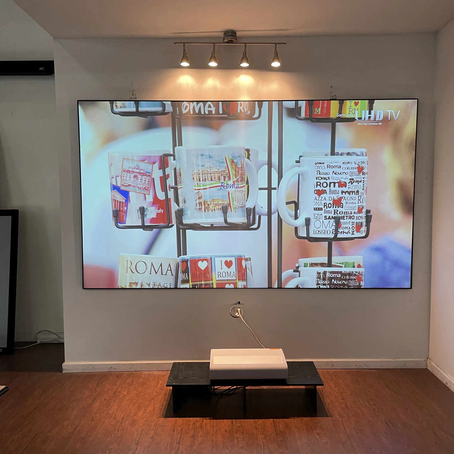 Ambient Light Rejecting Fixed Frame Projection 120-inch Diagonal 16:9 ust ALR alr Projector Screen