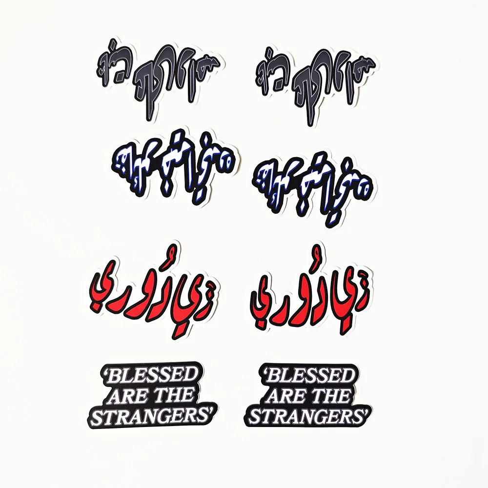 Low Moq Customized Logo  Waterproof Weatherproof Car Decals Removable Vehicle Bumper Sticker Car Window Stickers