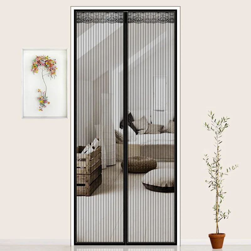 Magnetic Mosquito Net Curtain for All Doo Auto-Closing Insect Screen to Keep Mosquito Out  mosquito net door curtain