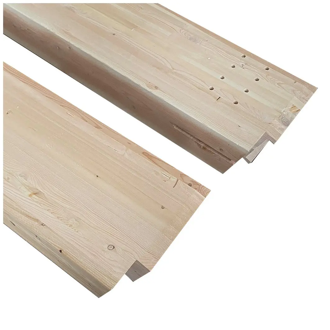 Brand New High Quality Cnc Cutting Glued Beams Wooden Laminated Beams For House Building