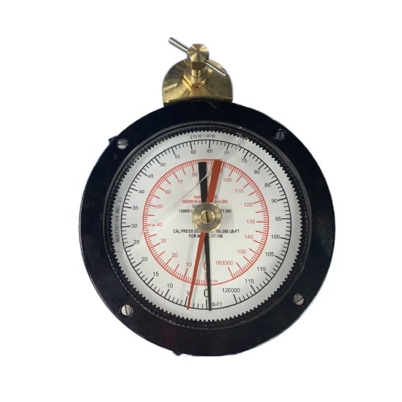 6inches,0~120000 lbs Tong Torque and Tong Line Pull indicator,Match M/D totco system