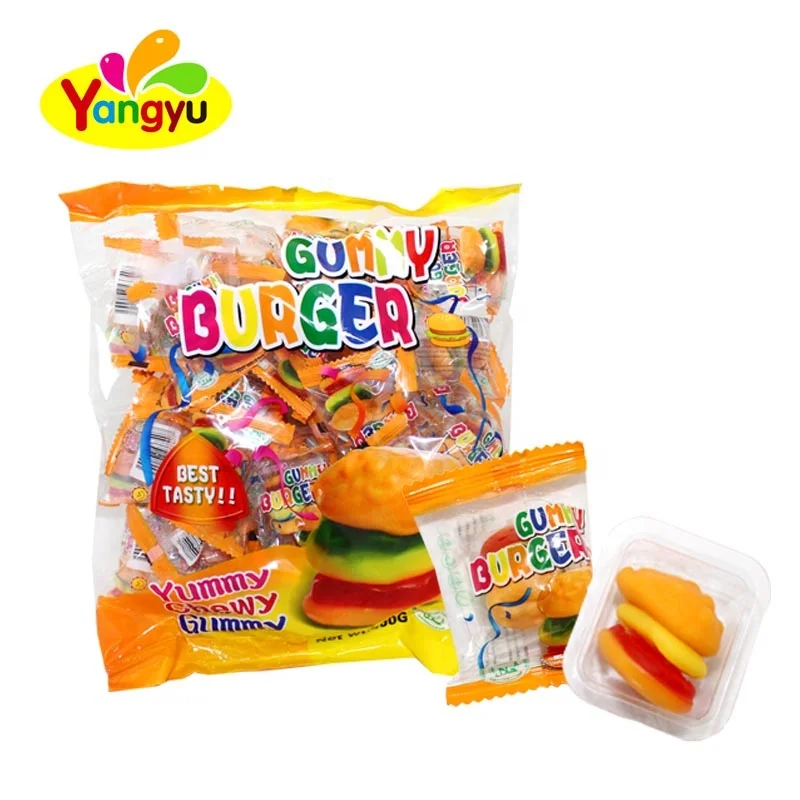 Gummy Burger soft candy rubber candy chewing candy