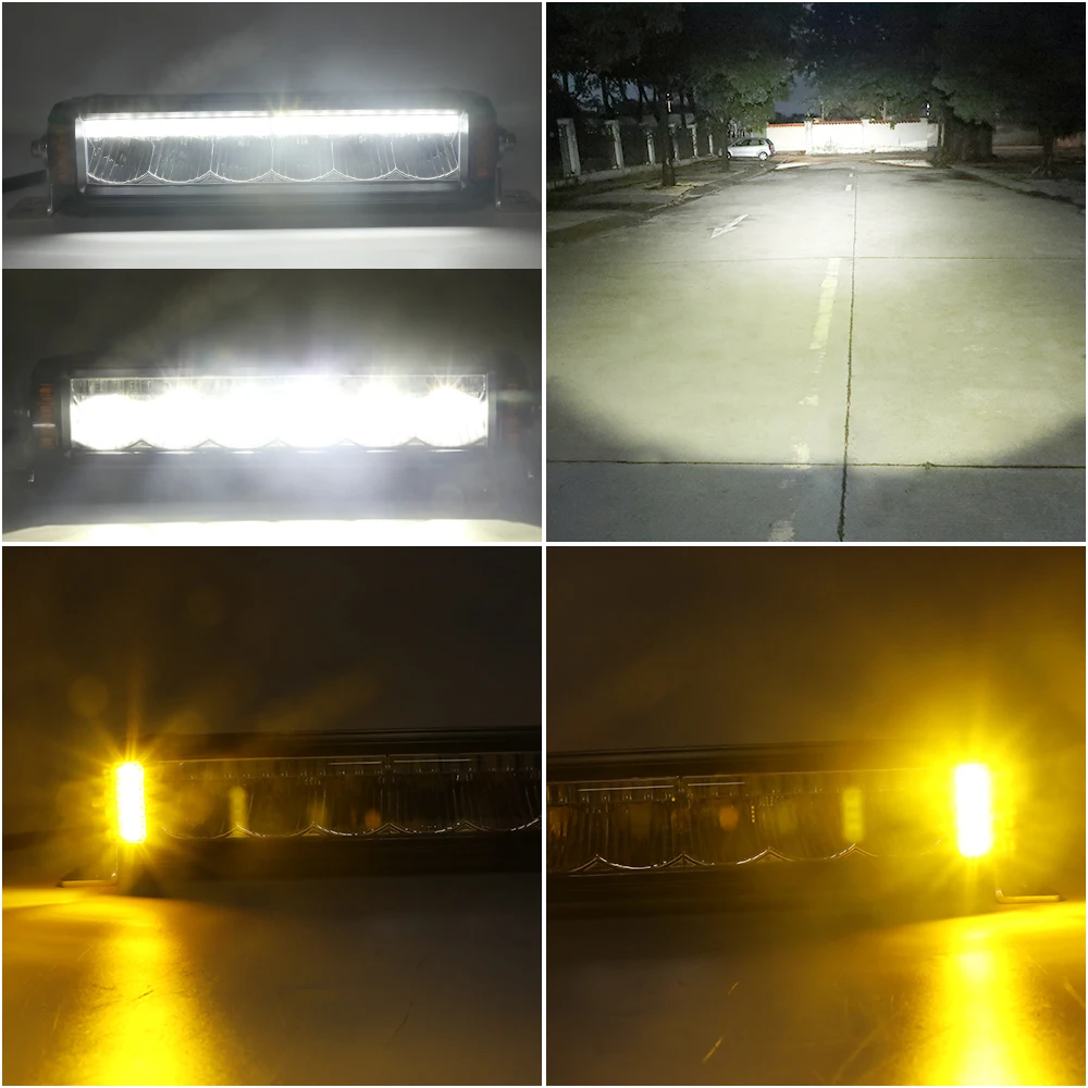 Loyo Oem E-Mark Offroad 300W 52Inch Light Bar Curved Amber Drl Light Bars Trucks Led Offroad  Led Light Bar