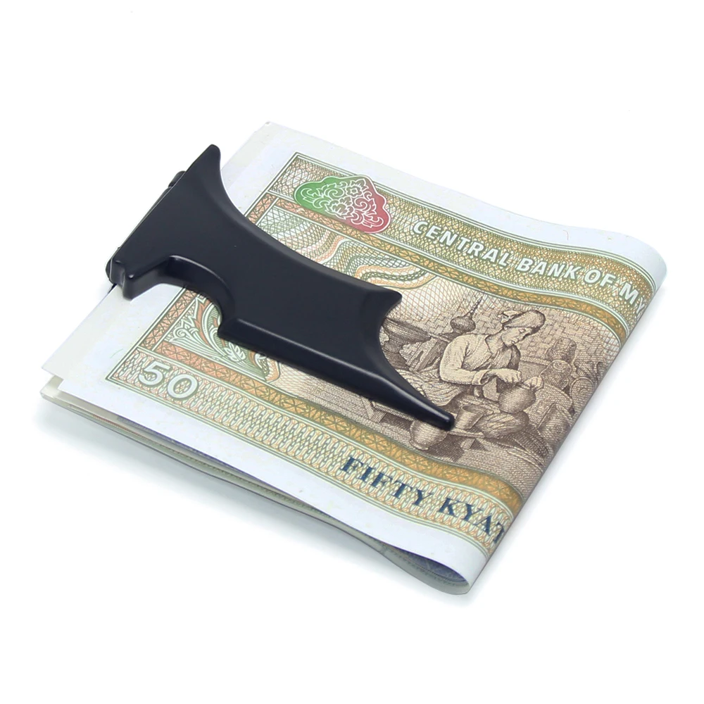 Bat Shape Bank Card Dollar Cash Money Clip Wing Magnet Wallet Holder Pocket Zinc Alloy Wholesale Custom Metal Cool Money Clip