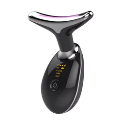Hot Products EMS Vibration Neck Lift Device Skin Beauty Tools Instrument Facial Machine Face Massager