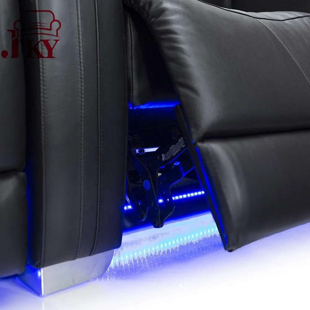 Geeksofa Furniture Electric Manual Recliner Home Theater Cinema Seating Seats Sofa with Cup Holder