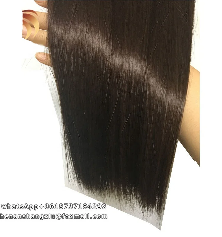 
Ombre Black To Brown 3Bundles Pack 16inch Hair Weaving High Temperature Hair Weft Synthetic Hair Weave Straight Bundles 