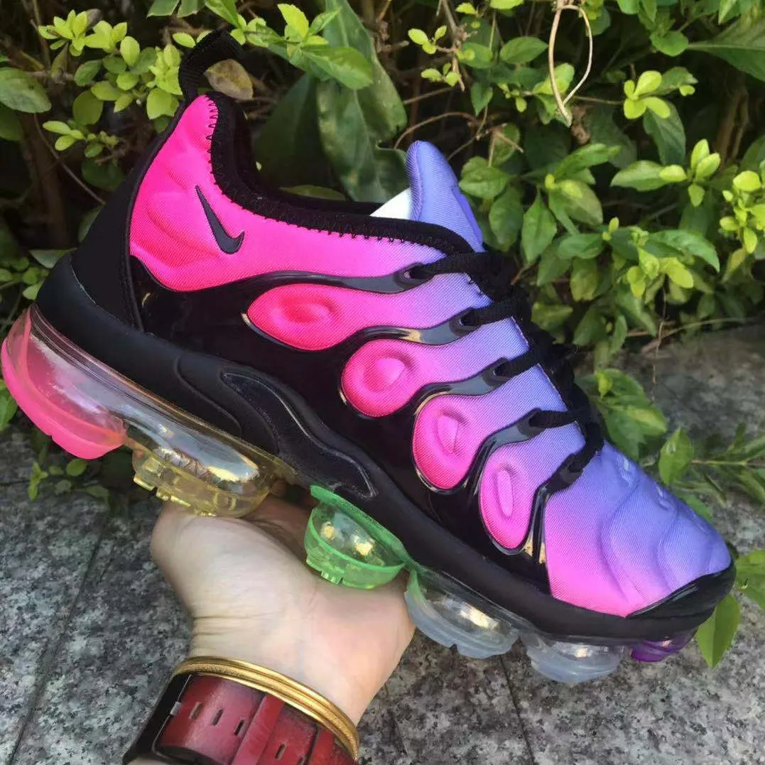  Модные кроссовки для мужчин Спорт логотип бренда Vapormax Tn плюс Баскетбол Nike