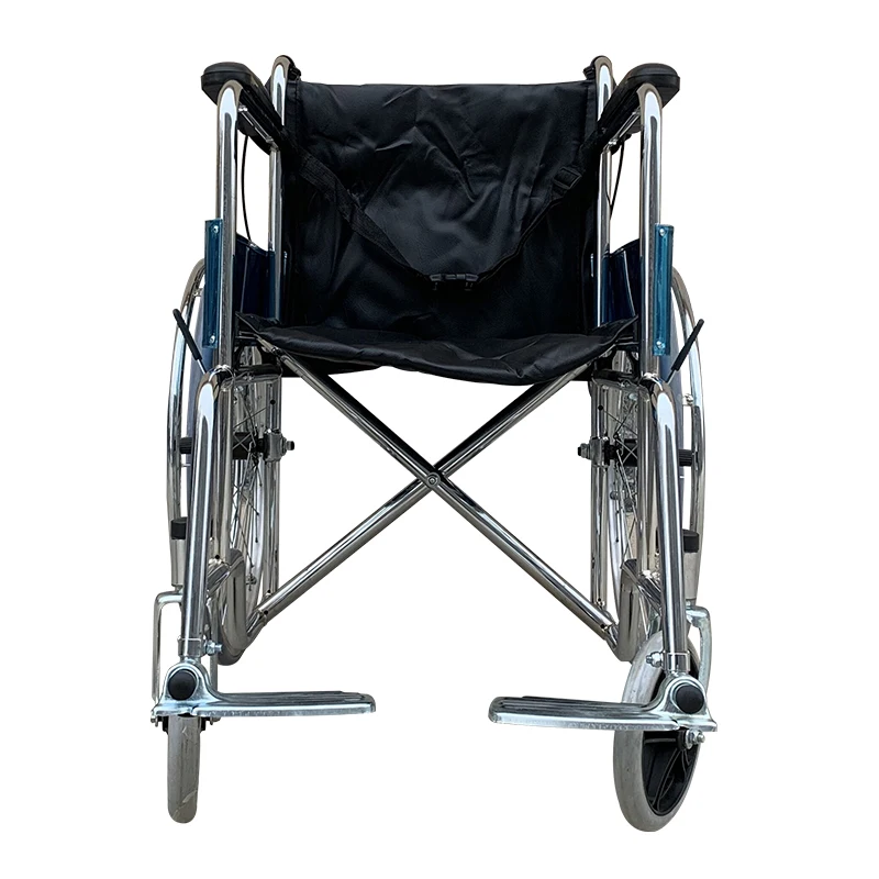 China wheelchair manufacturer manual folding adult transit medical ultra lightweight toilet wheelchair