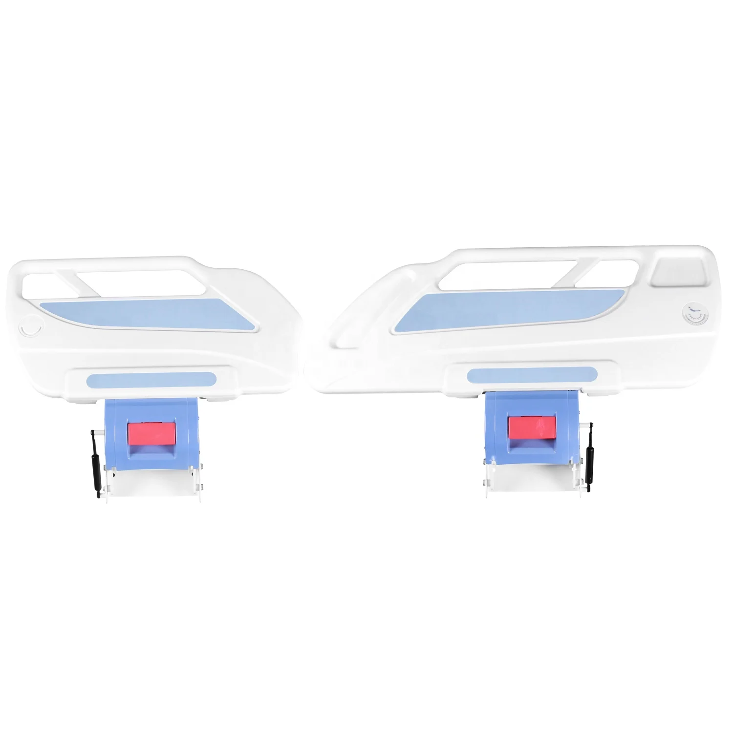 Hospital furniture bed guardrail ABS plastic bedside railing for icu medical bed ABS side rails