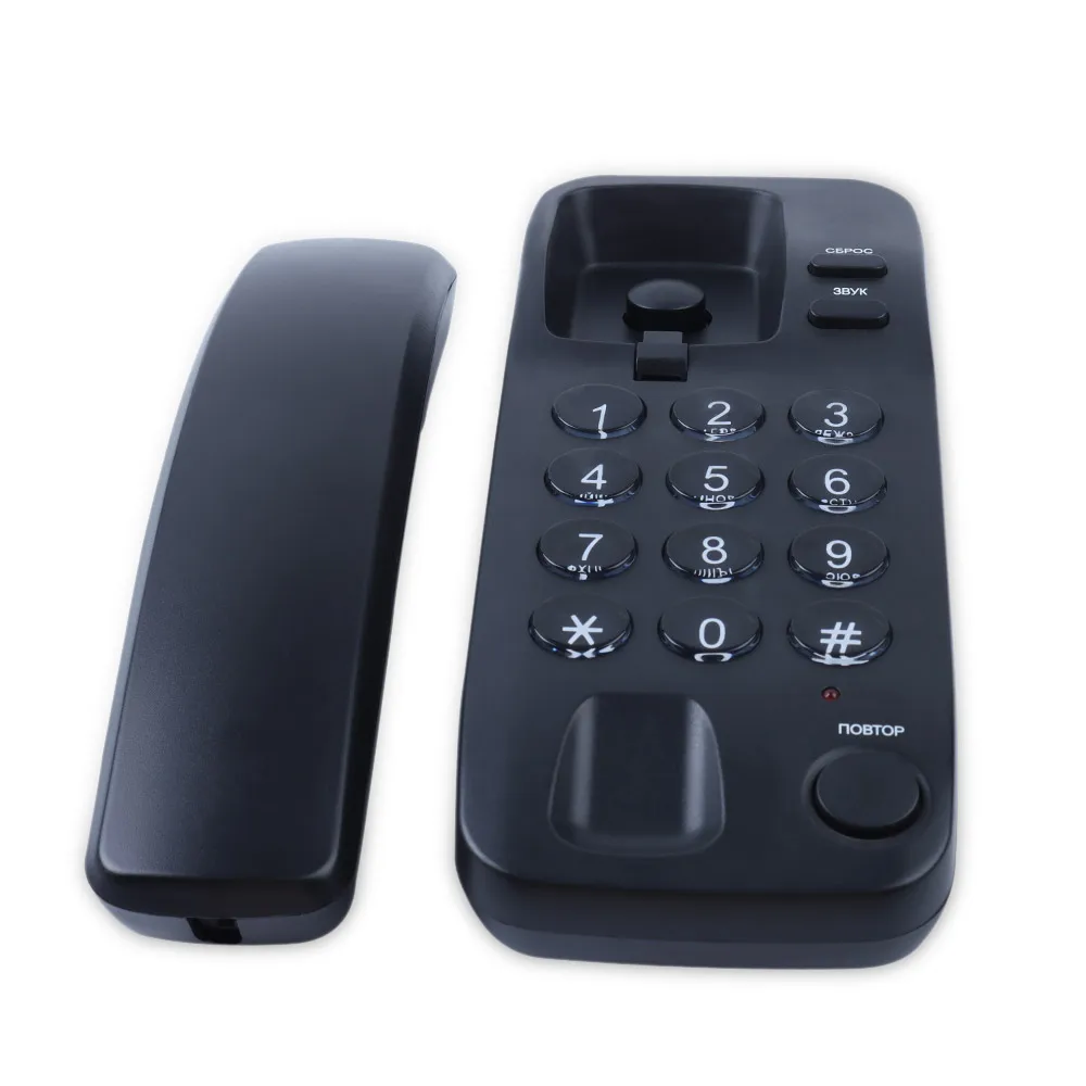 Wall Mounted Hotel Bathroom Phone Landline Cored Wall Telephone High Quality Slim Telephone