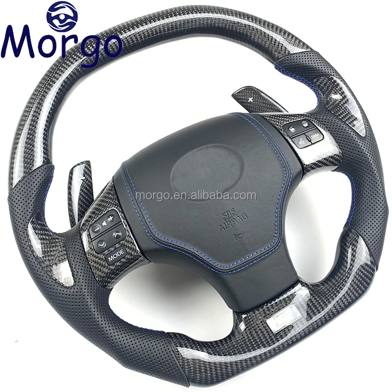 Car Steering Wheel Fit For Lexus IS 250 350 IS250 IS350 ISF 2008 2009 2010 2011 2012 2013 Carbon Fiber Steering Wheel Customized