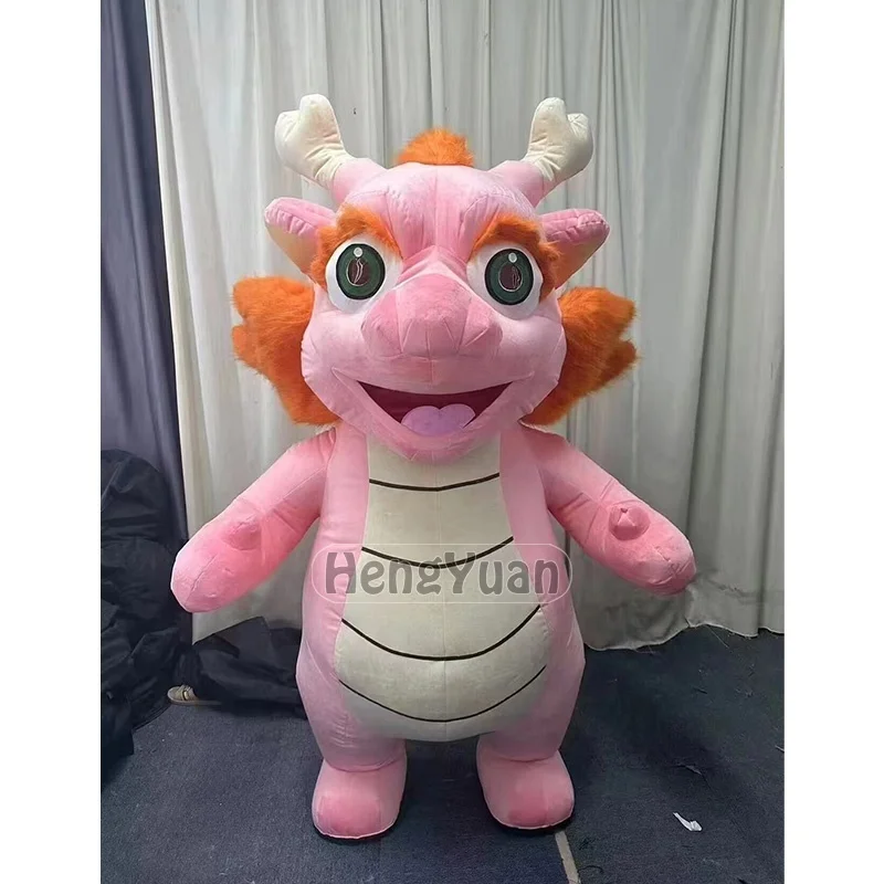 Outdoor Customized Inflatable Cartoon Charater Costume Wear Bule Clothes Inflatable Yellow Cartoon Man Costume