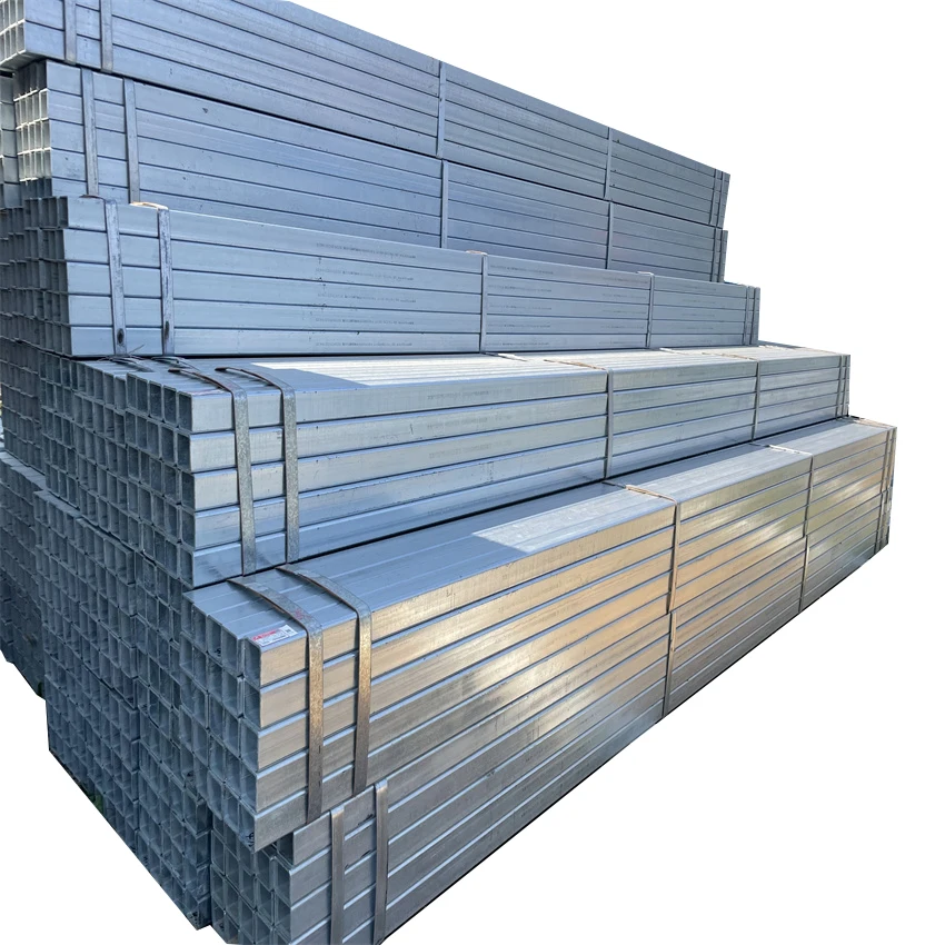 Pre-galvanized square hollow section steel pipe and gi square pipe rectangular steel pipe