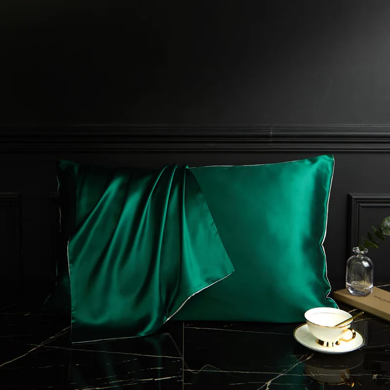 100% Mulberry Silk Pillowcase Pure Natural Luxury Throw Pillow Case with High Quality