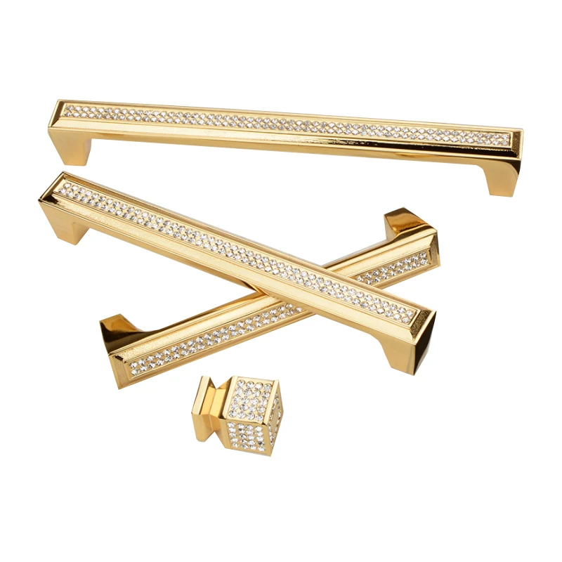 
Gold 96MM/3.8 Inch Europe Simple U Shape Style Diamond Furniture Door Drawer Pull Handles Cabinet Cupboard Dresser Pull Handles  (1600255648901)