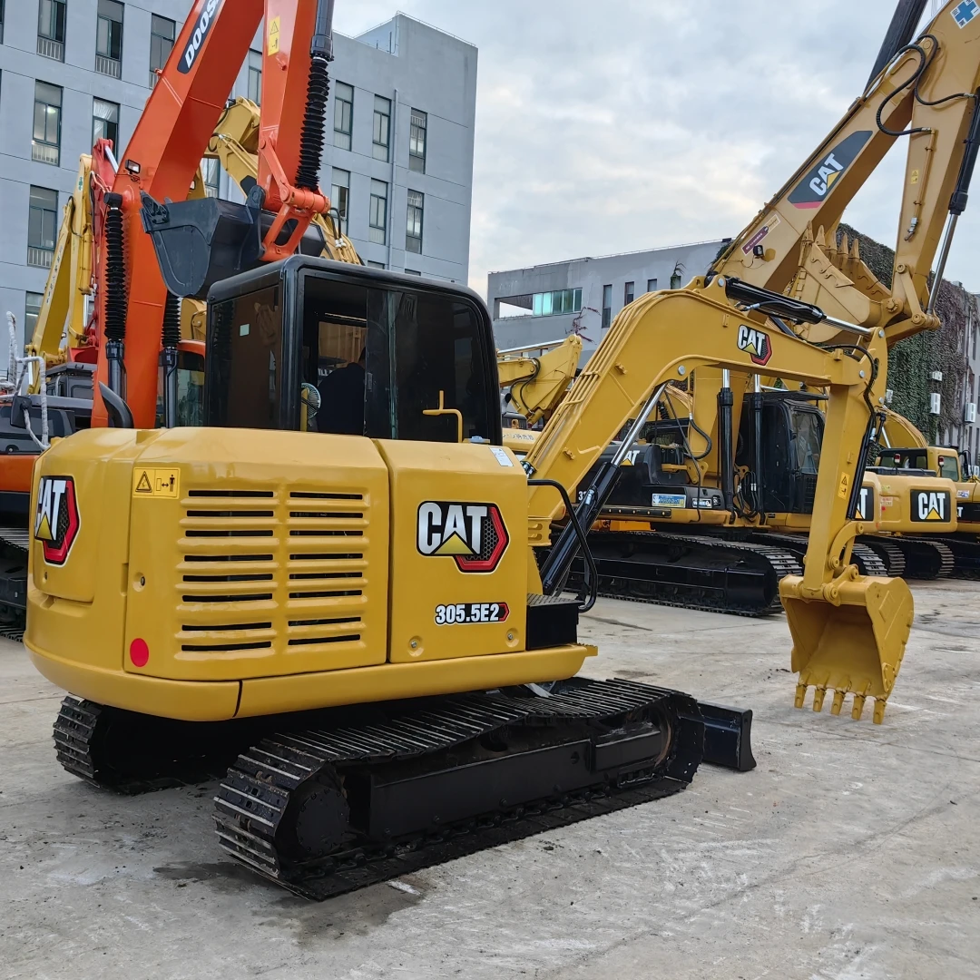 Used Cat 305.5e Mini Excavator Second Hand Caterpillar 305.5 Excavators 306 307 in Shanghai