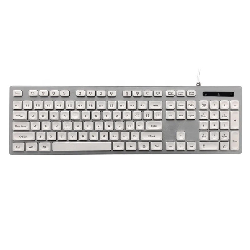 Мода большой проводной usb компьютерная периферия 104/105 ключи заказной офисной мультимедийная клавиатура K-112 с каплями воды ключи дизайн