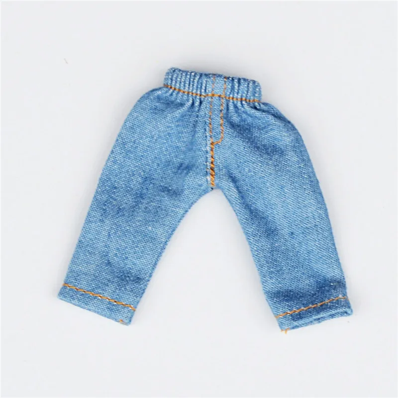 Ob11 Baby Clothes 12 Points Doll Clothes Jeans Trousers Shorts Pants Clay Head
