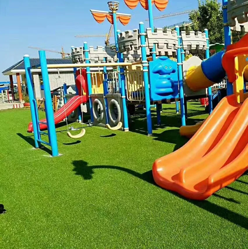 Long using life safe and soft Landscape Synthetic Turf Garden Artificial Grass for Kindergarten playground