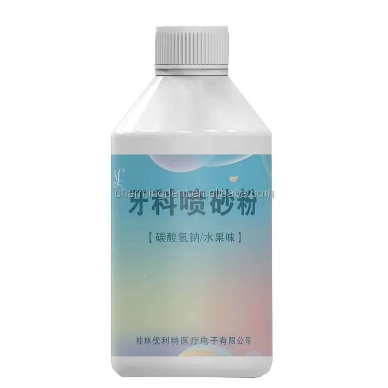 Dental sodium bicarbonate/glycine/erythritol powder for air polisher unit
