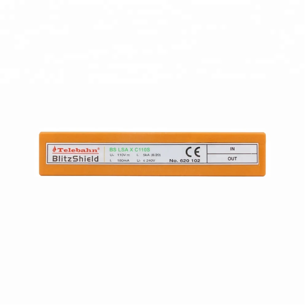 пар проводников LSA-PLUS сигнала в 5KA 110v телефонное крона телефонной линии от перенапряжения переменного тока