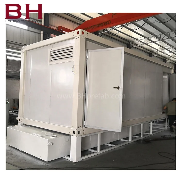 High Quality Pack Shipping Container 20 Feet Folding Detachable Assemble Storage toilet Prefab Container house