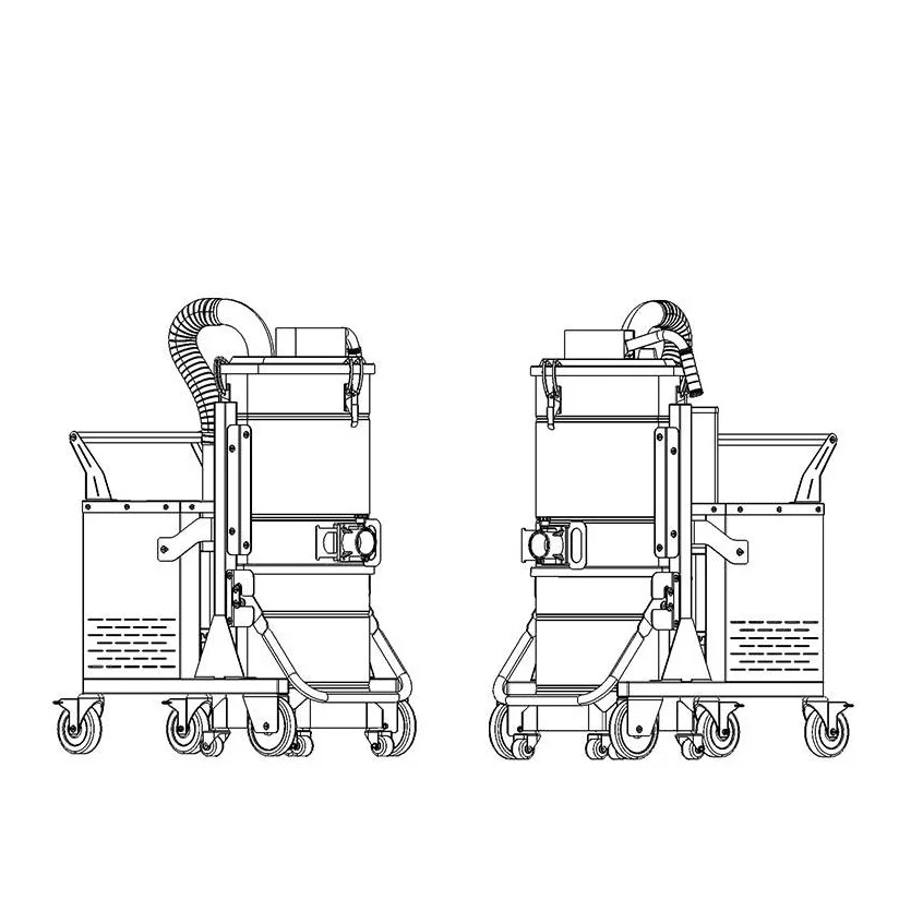 Large powerful factory floor dust mobile High power Industrial Vacuum Cleaner