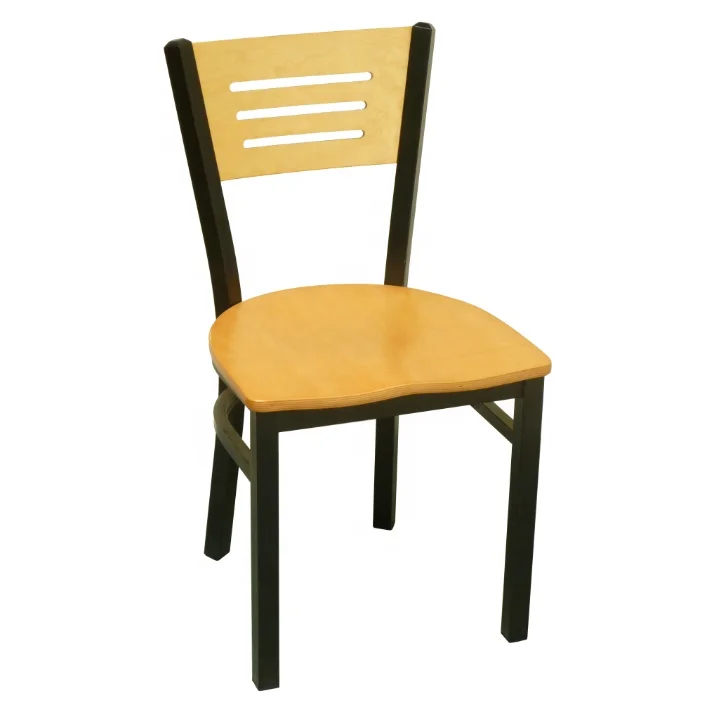 restaurant cafe shop hotel iron  dining chair with pvc seat  steel  chair