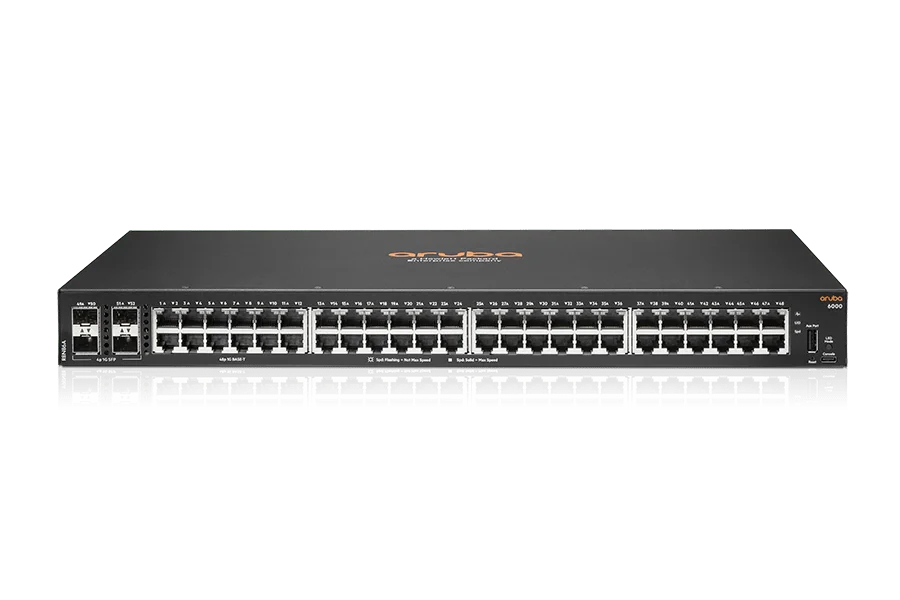 Original  JL675A Ar uba 6100 48G Class4 PoE 4SFP+ 370W Switch