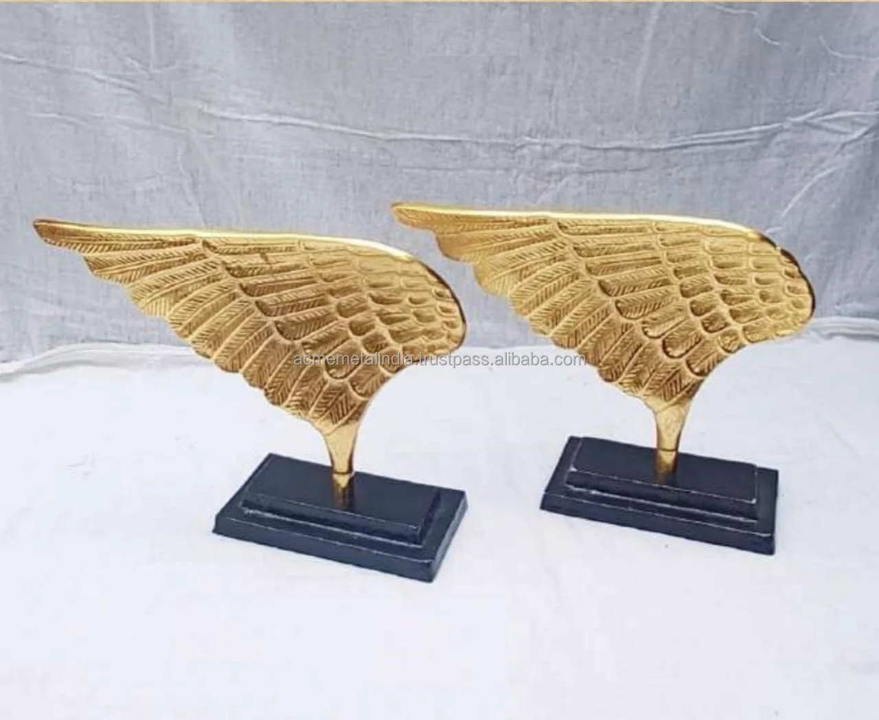 Набор из 3 латунных позолоченных настольных предметов с подставкой черным покрытием идеально подходит для домашнего декора и элегантных интерьеров