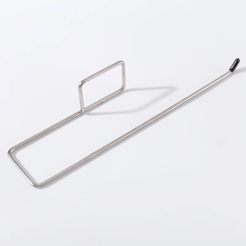 Self Adhesive Stainless Steel Kitchen Tissue Paper Roll Holder Wall Mounted Towel Rack