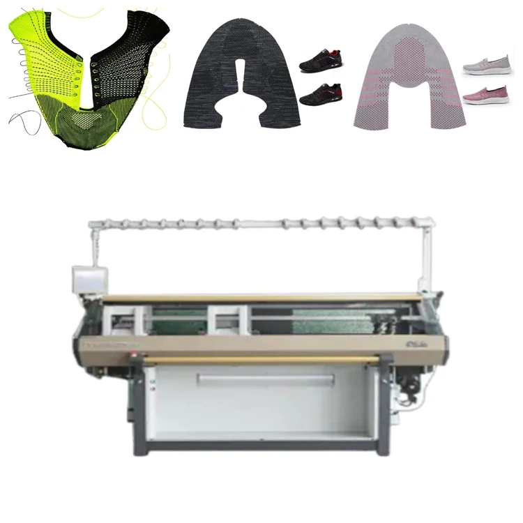 used Computerized Flyknit Shoe Upper Knitting Machine With 36inch