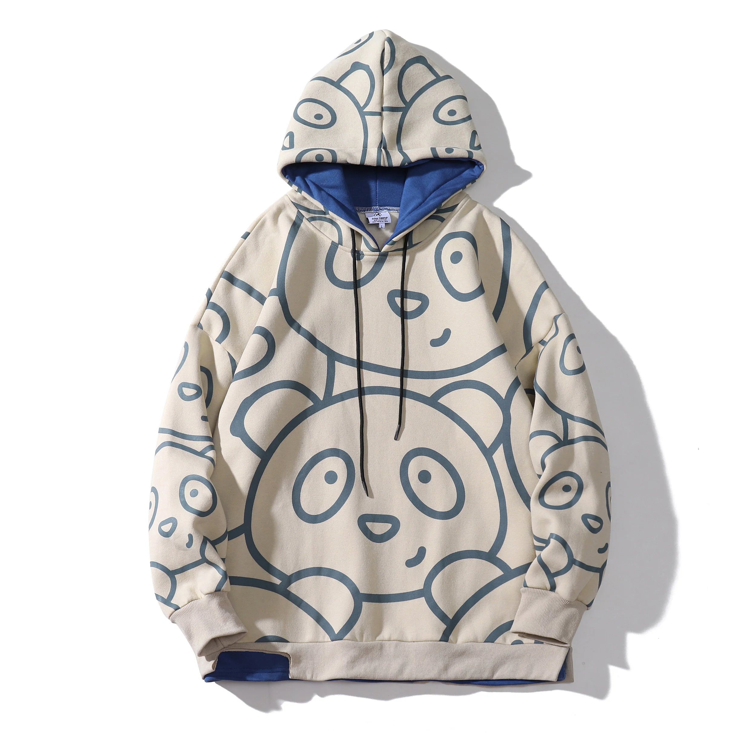 2021 Custom logo high quality New hoodies 280gsm plain white pullover 100% cotton  hoodies for men