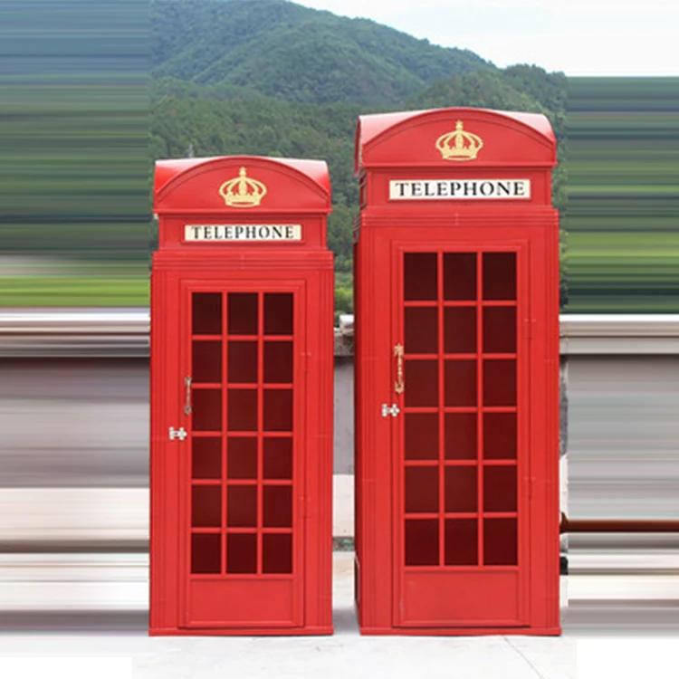 Pink Vintage British Birthday Phone Booth For Sale