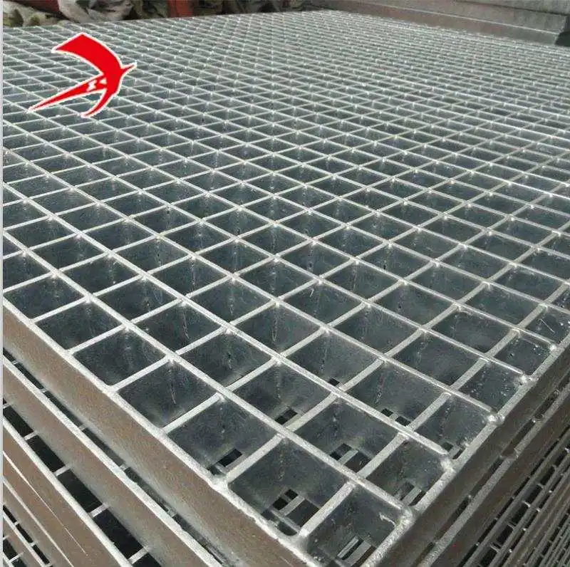 Galvanized floor steel grill stainless steel open mesh flooring gutter grating