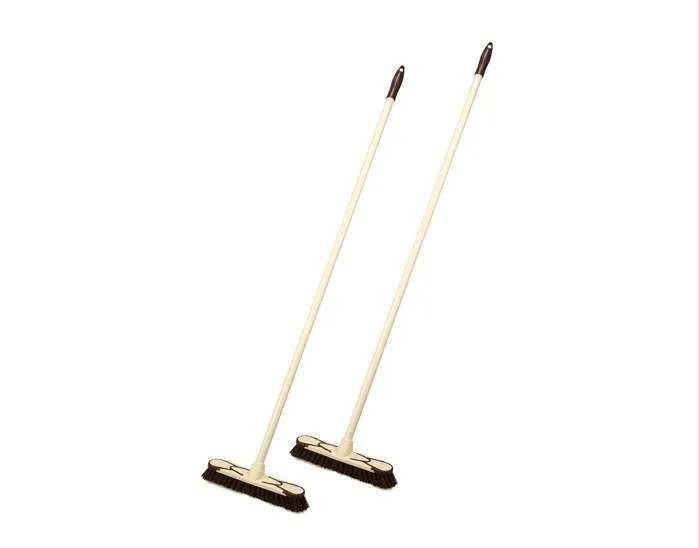China Wholesale Customized OEM Long Handle Ground Floor Solar Panel Sweeping  Hard Bristle Brush Broom