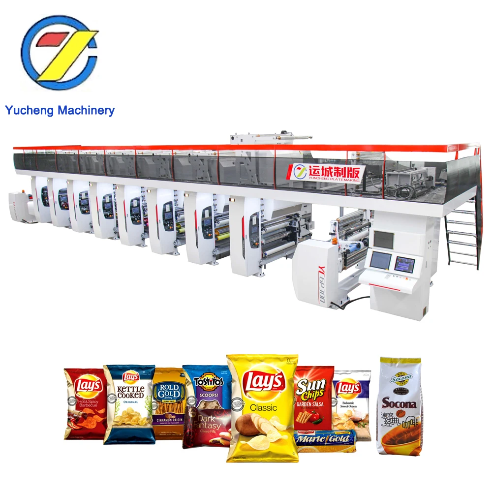 China Factory Gravure Type BOPP Film Printing Machine PVC Shrink Film Label Printing Machine