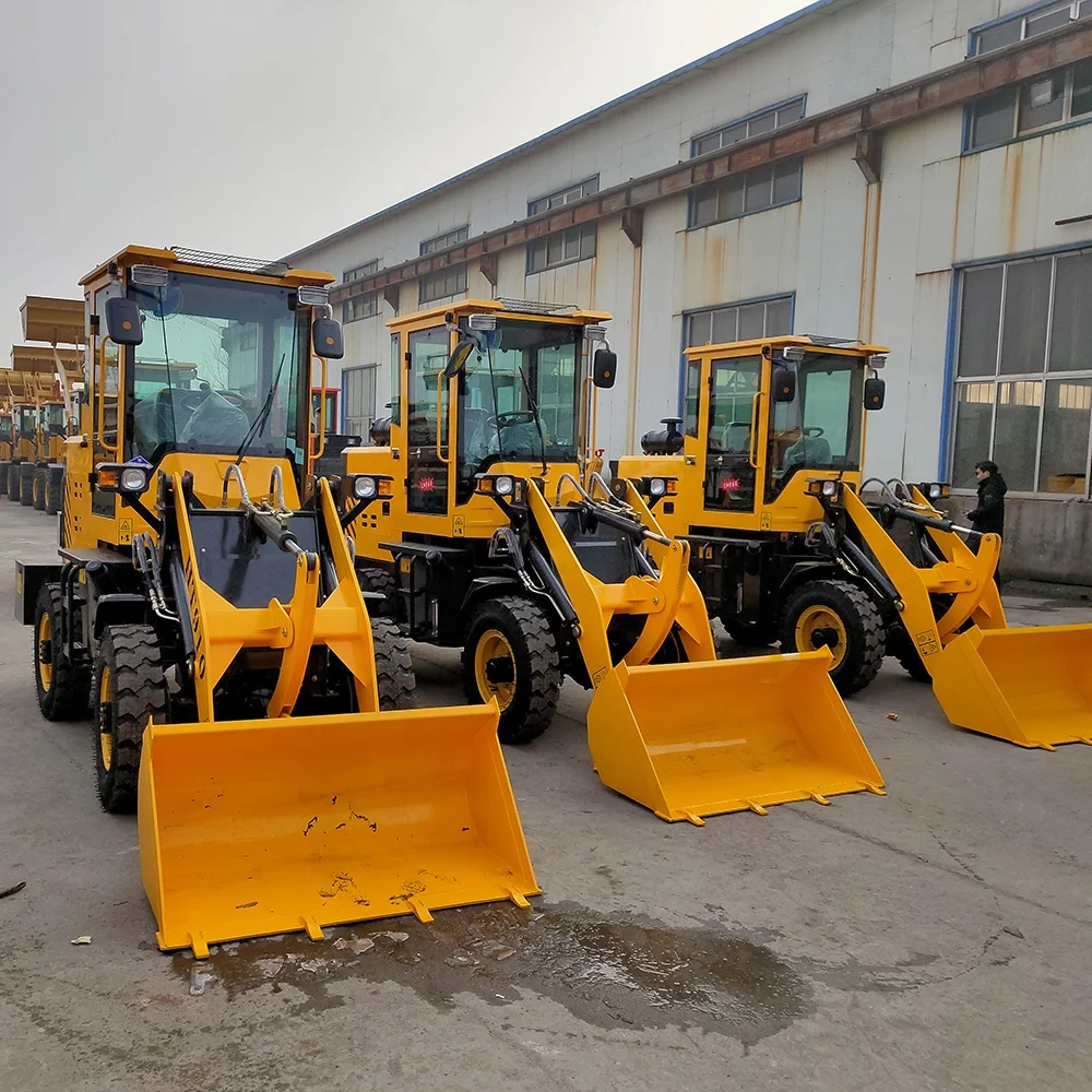 Wheel loaders low height hopper spare parts loader