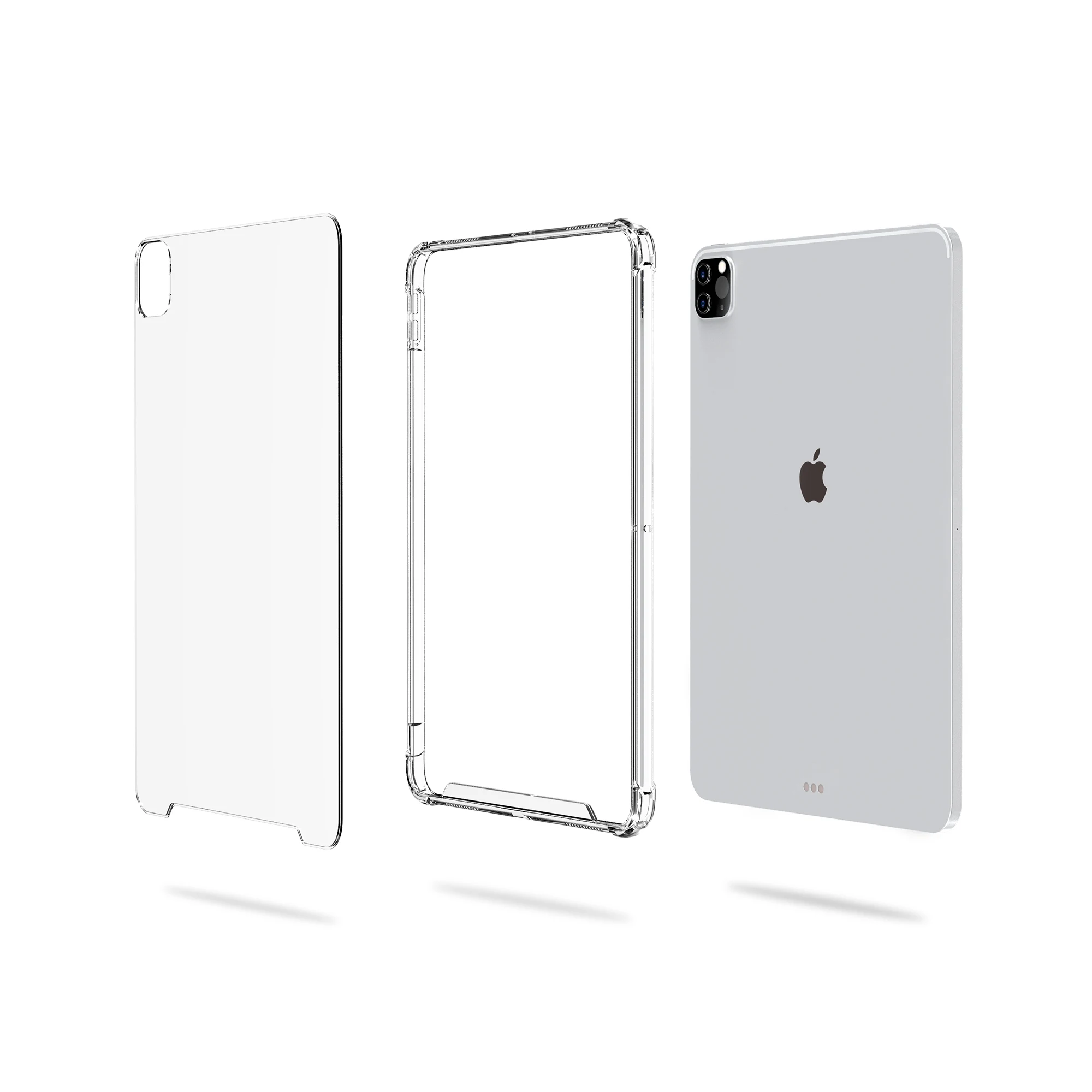 1.5MM Acrylic TPU Shockproof Clear Back Case For ipad5 ipad 9.7 10.5 Transparent Cover, For Ipad 10.2 ipadPro 11 2020 2020 Case