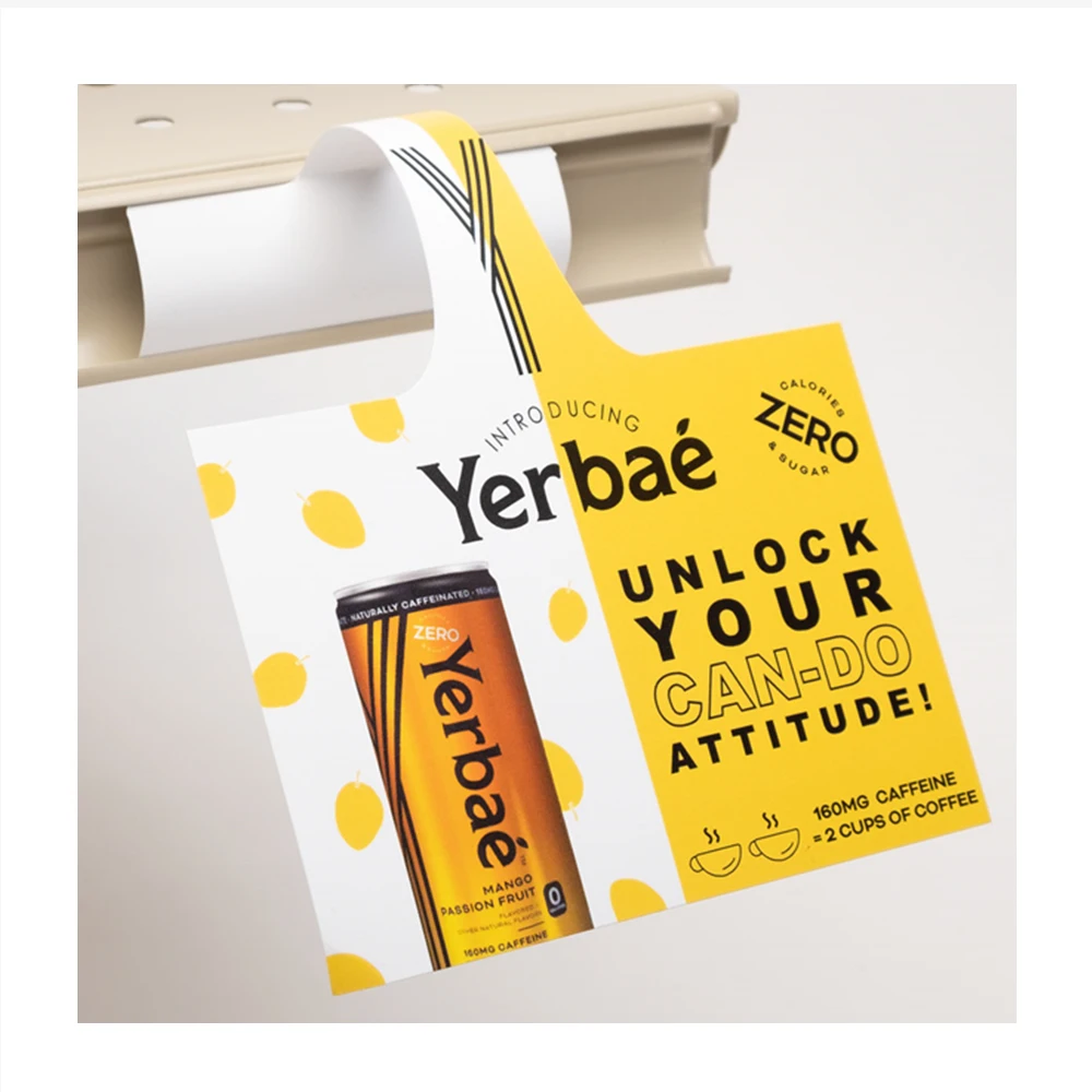 Convenience Store supermarket Retail Shelf Display Foam Tape Aluminum Wobbler/Shelf Wobbler For Hanging Label