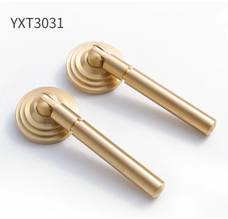 Solid Copper Bedside Table Droplet Shaped Brass Handles Cabinet Door Handle Furniture Brass Handles