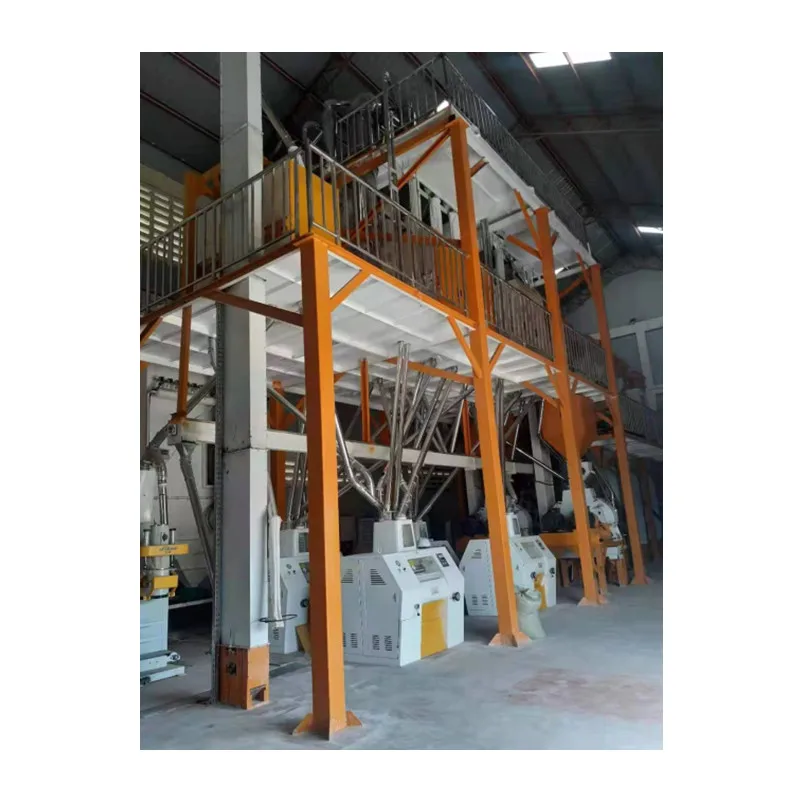 High-tech 52TPD Corn Flour and Corn Grits Milling Machine Maize Grits Mill Corn Grinding Milling Machine China Steel Stainless