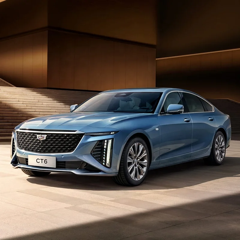 Роскошный седан CadillacCT6 с двигателем L2 + уровня помощи при вождении и автоматической коробкой передач новый светодиодный 10 кожаный Темный