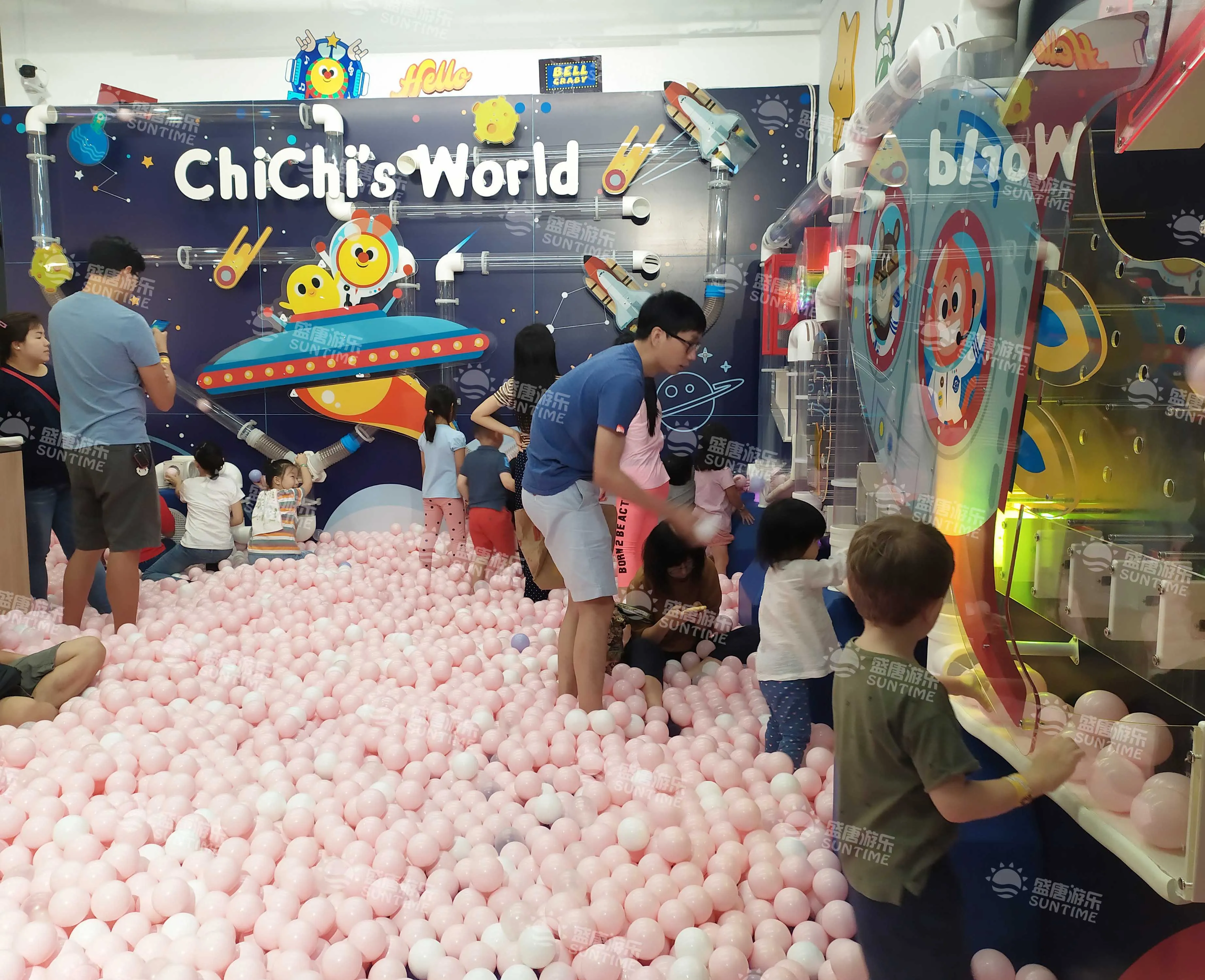 Горячая Распродажа, кинетические настенные игровые машины для детской крытой игровой площадки