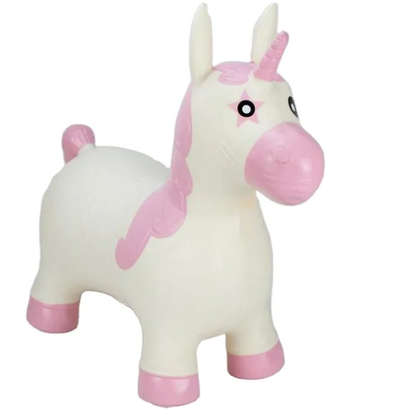 
Customized color unicorn bouncer hopper jumping animals bouncy animal toy 